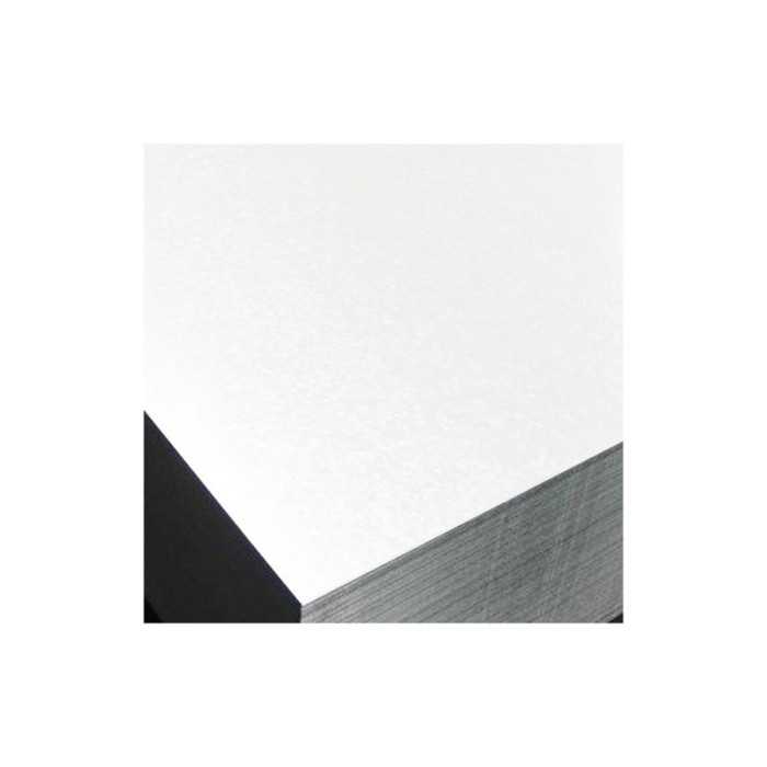 Tôle aluminium laquée 1 face blanc RAL 9010  - Plaque de 500 x 500 mm 