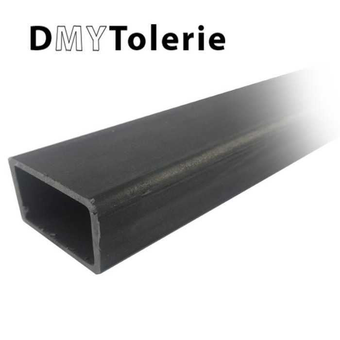 Tube rectangulaire acier - 40  x 27  x 2mm  - 1 mètre