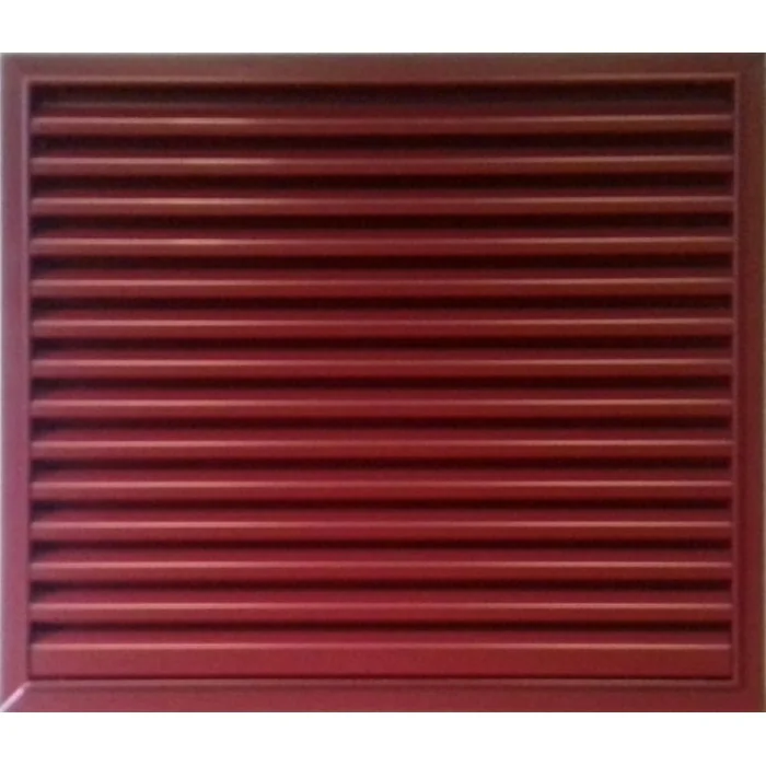 Grille de Ventilation en Aluminium laqué PAS 50HP avec moustiquaire - 600 X 600 mm