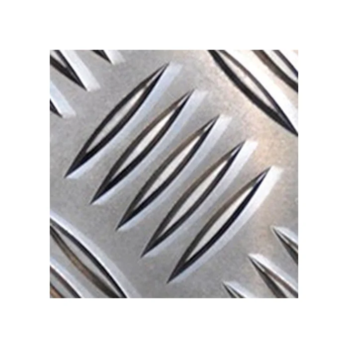 Pliage en L (Cornière)Aluminium Damier - 1 mètre