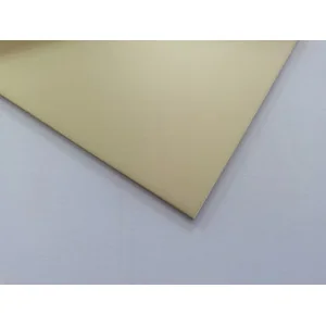 Tôle Aluminium anodisé champagne