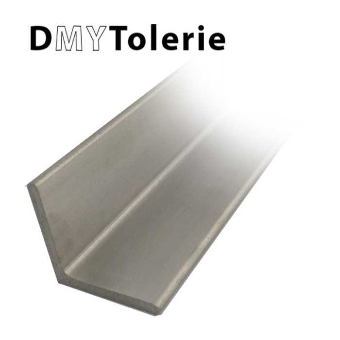 Profilés en L (cornière) en inox 316 L - section 60 x 60 x 6 mm - Longueur 1 mètre