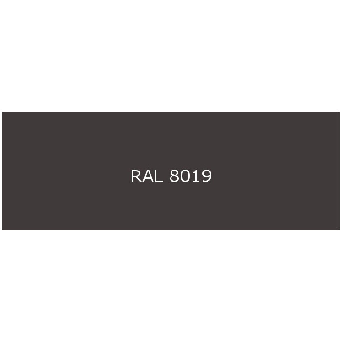 Tôle Aluminium prélaqué d'usine 1 face finition satiné RAL 8019