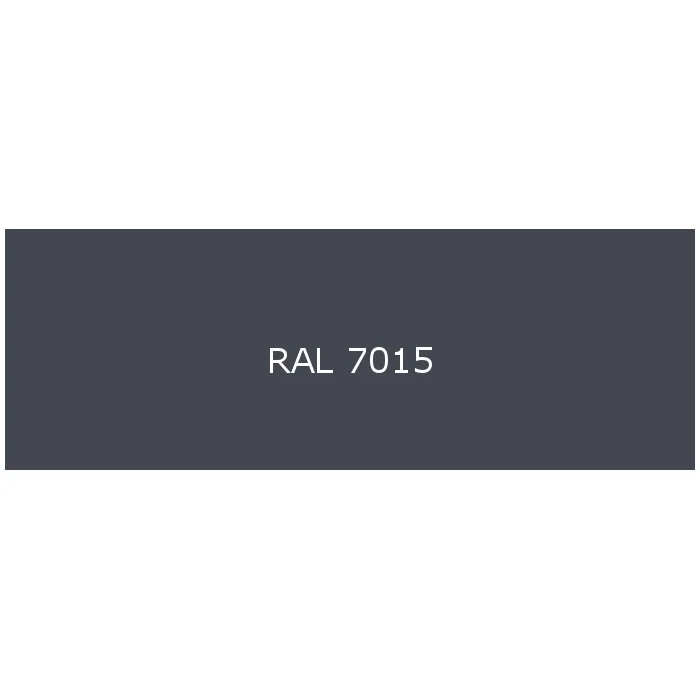Tôle Aluminium prélaqué d'usine 1 face finition brillant  RAL 7015