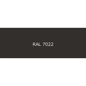 Tôle Aluminium prélaqué d'usine 1 face finition brillant RAL 7022