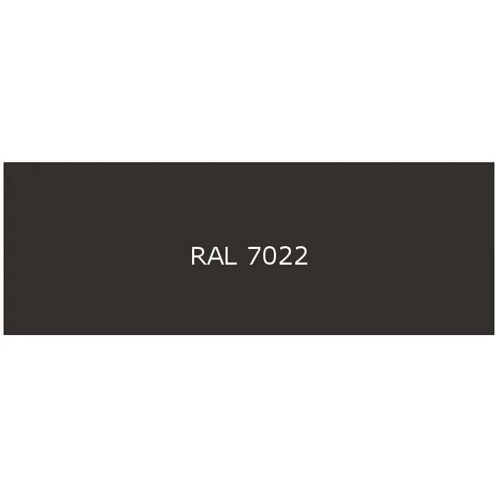 Tôle Aluminium prélaqué d'usine 1 face finition brillant RAL 7022