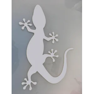 Salamandre en découpe de Tôle aluminium brut