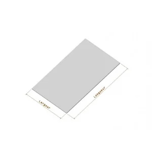 Tôle Inox Brossé 316 L - Plaque 500 x 500 mm