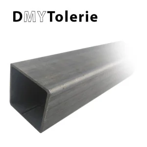 Tube carré acier sendzimir 80 x 80 x 2 mm - Longueur 3 mètres