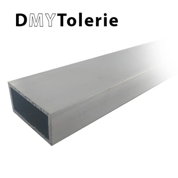 Tube rectangulaire aluminium 60 x 30 x 2 mm - 1 mètre