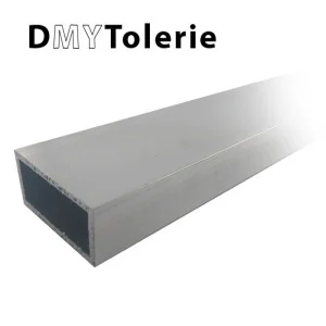 Tube rectangulaire aluminium 60 x 30 x 2 mm - Longueur 3 mètres