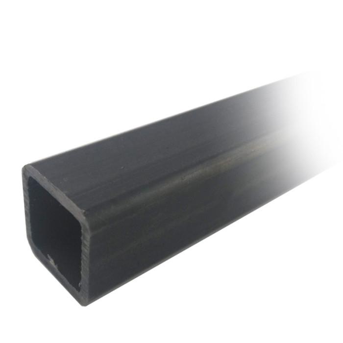 TUBE CARRE 120 X 120 X 3 CREUX ACIER NOIR - RH METAL