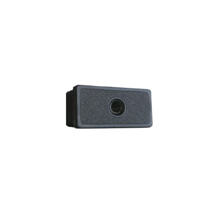 Embout noir rectangulaire à visser Embout noir rectangulaire à visser