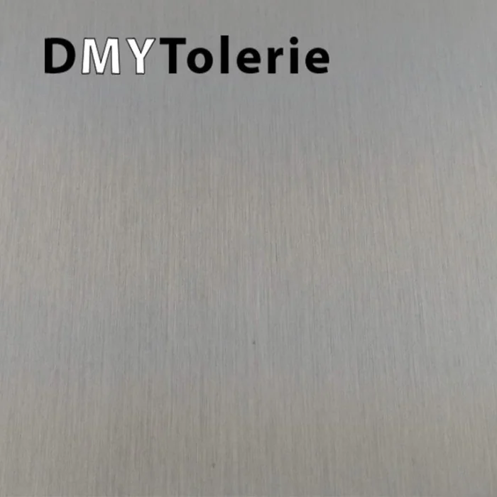 Tôle aluminium brossé - Plaque de 500 x 500 mm