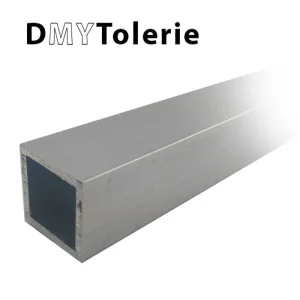 Tube carré aluminium 20 x 20 x 2 mm