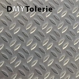 Pliage en L (Cornière) Tôle en Aluminium strié Grain de riz