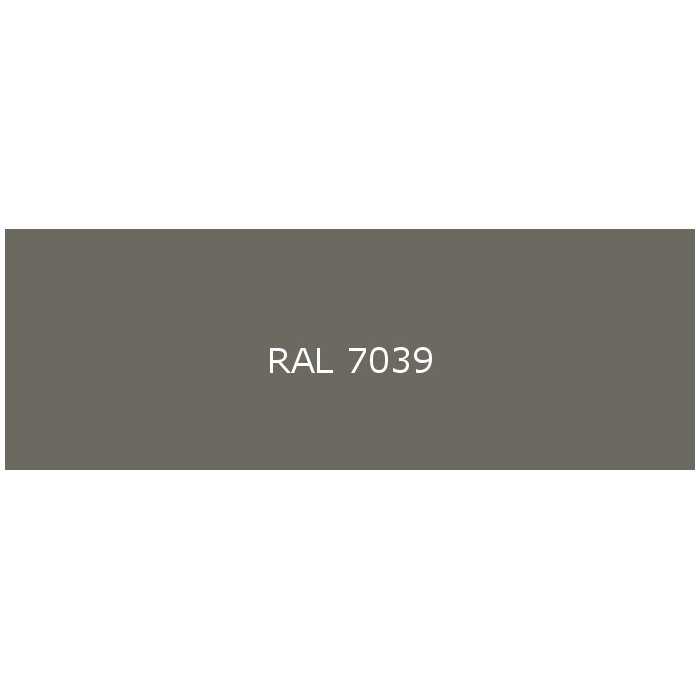 Pliage en L (Cornière) Tôle en Aluminium prélaqué d'usine 1 face brillant RAL 7039