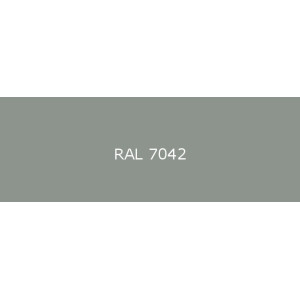 Pliage en U Tôle en Aluminium prélaqué d'usine 1 face brillant RAL 7042