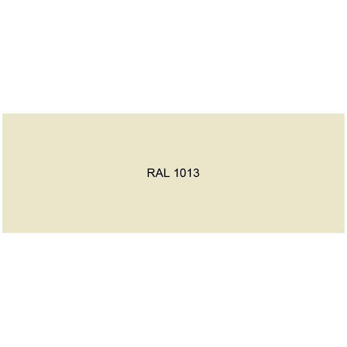 Pliage en Omega Tôle en Aluminium prélaqué d'usine 1 face brillant RAL 1013