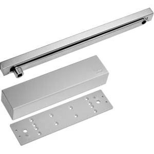 Ferme porte universel pour porte standard à glissière conforme à la NF EN 1154