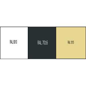 tôle acier prélaquée RAL 9010-7016-1015