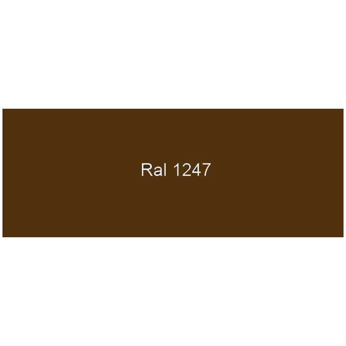 Pliage en Omega Tôle en Aluminium laqué 1 face satiné RAL 1247