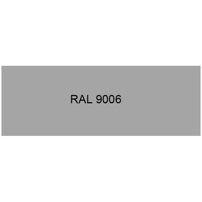 Pliage en Omega Tôle en Aluminium laqué 1 face satiné RAL 9006