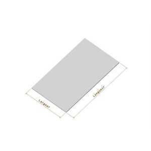 Tôle Aluminium Brossé Anodisé Noir