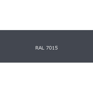 Pliage en U Tôle en Aluminium prélaqué d'usine 1 face satiné RAL 7015