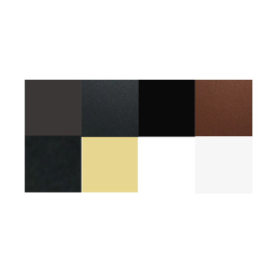 Tôle aluminium prélaquée d'usine brillant 1 face couleur suivant RAL disponible