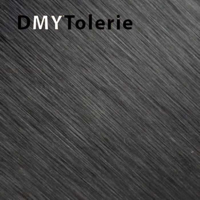 Pliage en U Tôle en Aluminium brossé noir