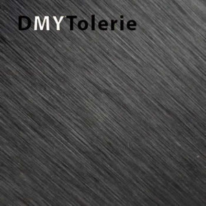 Pliage en Z Tôle en aluminium brossé noir